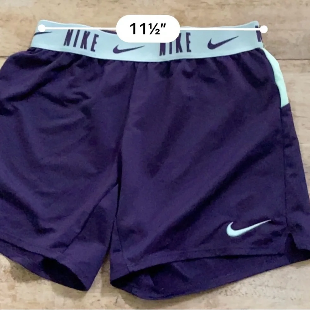 Nike Dri Fit Trophy Big Girls’ Sz M‎ Dk. Purple Training Shorts